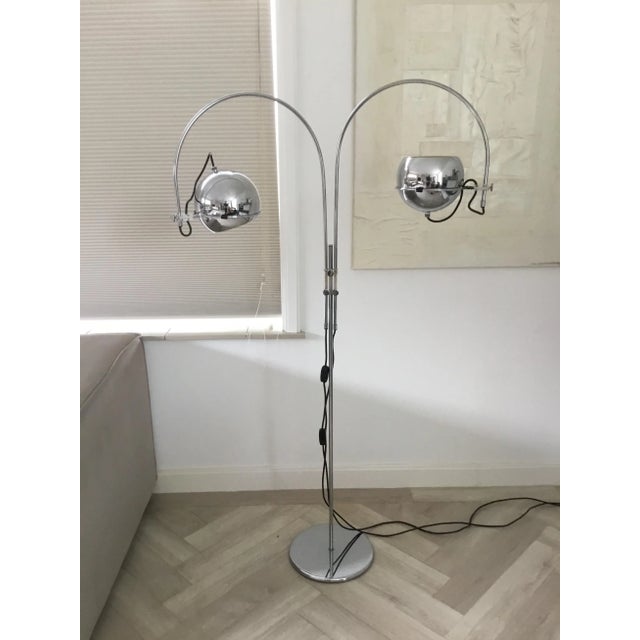 Arc Globe Floor Lamp from Gepo Amsterdam, 1970s For Sale - Image 12 of 12