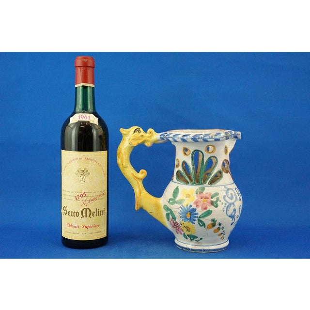 20th Century Drink if You Can Pitcher in Perforated Majolica Ceramic by Fuschini & Rosa, Acquapendente, Italy, 1920s For Sale - Image 10 of 18