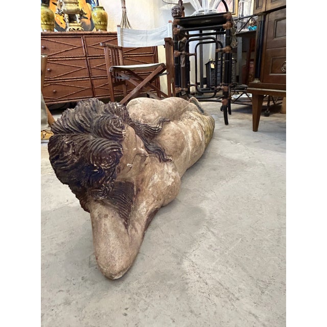 Antique Carved Wood Mermaid Sculpture. For Sale In West Palm - Image 6 of 12