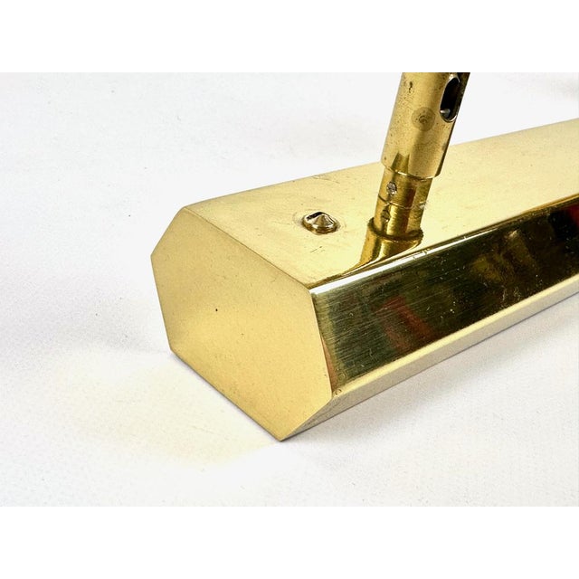 Mid-Century Modern Italian Brass Adjustable Spotlight Ceiling Lamp from J.J. Ghidini, 1970s For Sale - Image 12 of 14