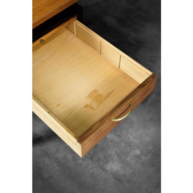 Large Mid-Century Danish Modern Brown Teak Desk, 1960s For Sale - Image 18 of 18