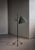 Art Deco Scandinavian Floor Lamp in Wrought Iron with Pleated Shade, 1930s For Sale - Image 9 of 17