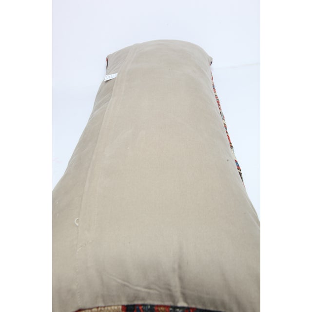 Decorative Handmade Antique Tribal Pillow -16'' X 43'' For Sale - Image 10 of 10