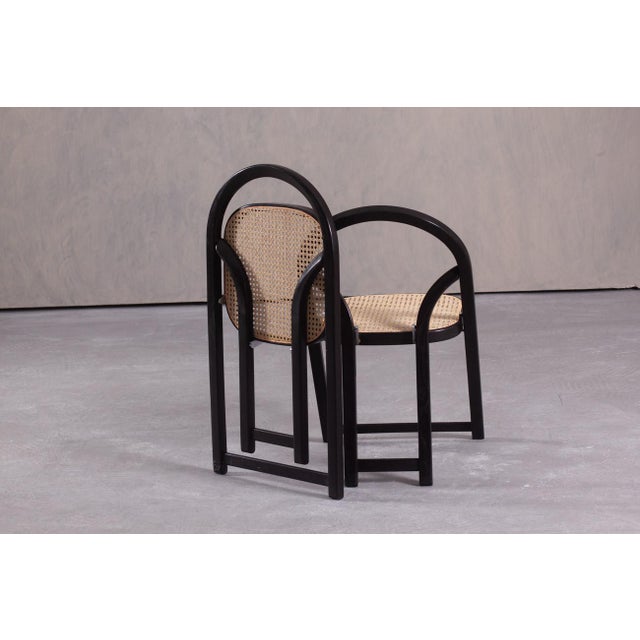 Mid-Century Modern Arca Folding Chairs by Gigi Sabadin for Crassevig, Italy, 1970s, Set of 2 For Sale - Image 6 of 10