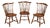 Pennsylvania House Vintage Set of Three Cherry Windsor Chairs For Sale