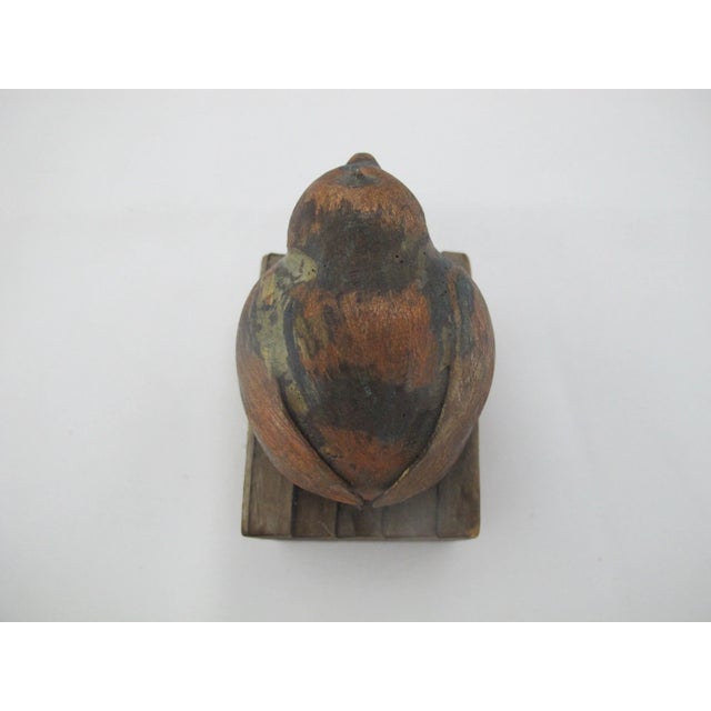 Roy T Stenger Washington Signed Limited Edition Wood & Copper Bird Figurine For Sale In Portland, OR - Image 6 of 8