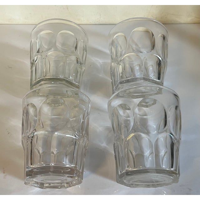 Antique Mid 19th Century American Classical Ashburton Flint Glass Whiskey Tumblers, Circa 1850 - Set of 4 For Sale - Image 4 of 16