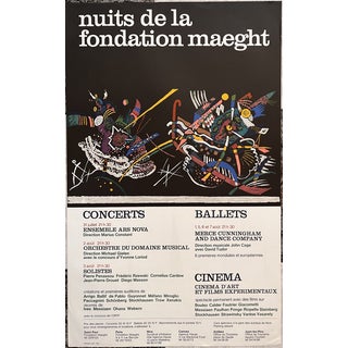 Wassily Kandinsky, Nuits De La Fondation Maeght Poster, Lithograph For Sale