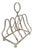 Edwardian English Sheffield Silver Toast Rack, 1900 For Sale