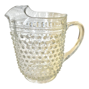 Vintage Anchor Hocking Hobnail Glass Pitcher