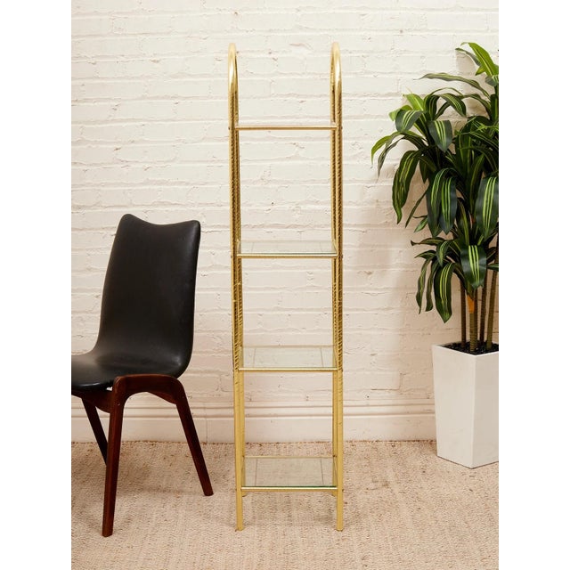 Gold Hollywood Regency Shelf For Sale - Image 4 of 10