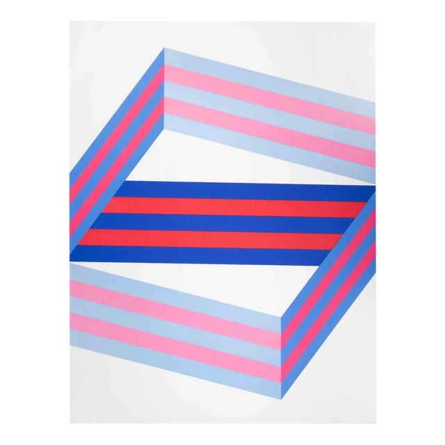 Renato Livi, Perspective, Lithograph, 1971 For Sale