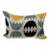 Turkish Modern Multicolor Velvet Silk Ikat Pillow Cover For Sale