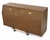 Henredon Campaign-Style Queen Headboard With Built-in Storage – Oak & Brass– Mid-Century Modern For Sale In Tampa - Image 6 of 12