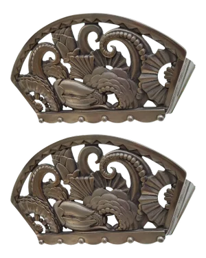 French Art Deco Octopus Sconces - a Pair