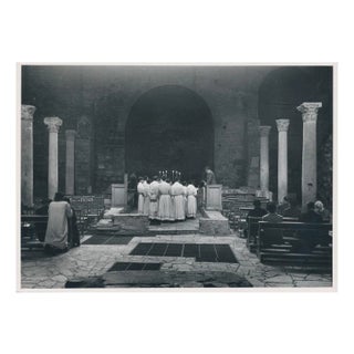 Basilica, Italy, 1950s, Black & White Photograph For Sale