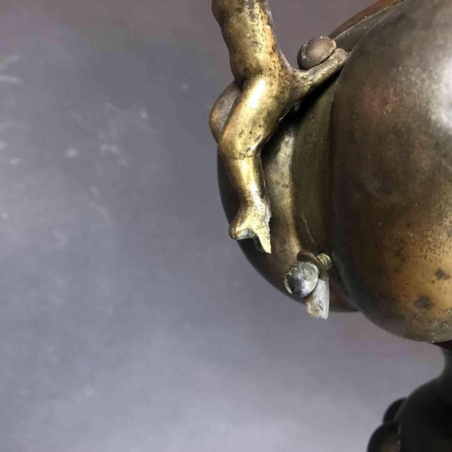 Copper Antique Embossed Copper Votive Lamp, 1890s For Sale - Image 8 of 10