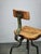 Industrial Height-Adjustable Swivel Workshop Chair, Former Czechoslovakia, 1940s For Sale - Image 9 of 16