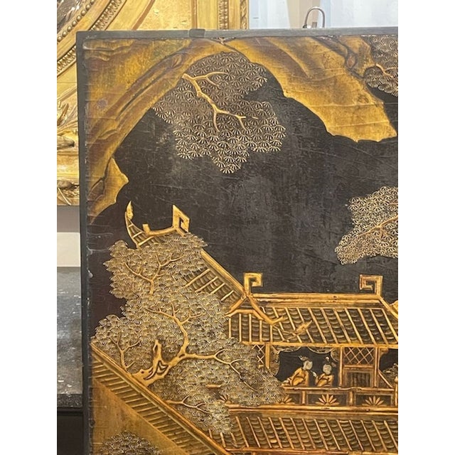 19th C. English Chinoiserie Panel For Sale - Image 4 of 8