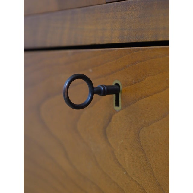 Stickley Arts & Crafts Cherry Tv Cabinet For Sale - Image 9 of 18