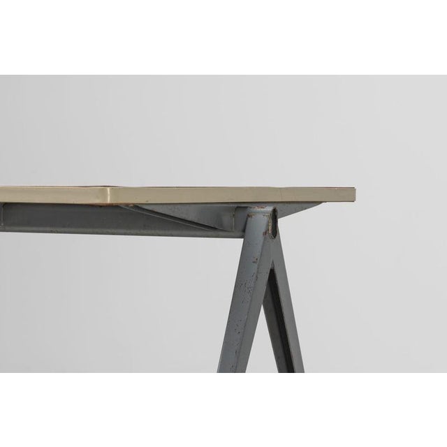 Large Pyramid Table attributed to Wim Rietveld for Ahrend de Cirkel, Netherlands, 1960s For Sale - Image 9 of 18