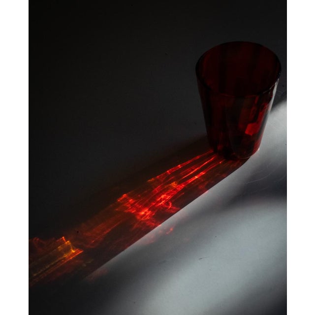 Blue Murano Glass Tequila Cups by Angelo Ballarin for Ribes Studio, 2004, Set of 6 For Sale - Image 8 of 18