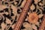 1990s Shabby Chic Floral 1990's Pak-Persian Black/Gold Wool Rug - 5'11'' X 8'11'' For Sale - Image 5 of 9