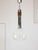 Silver Vintage Italian Chrome and Glass Pendant Lamp For Sale - Image 8 of 14