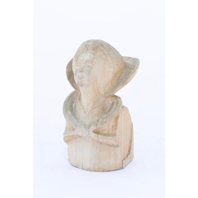 This Wood Carved Vintage Angel Sculpture has alot of history. The Manhattan Angels were commissioned sometime in the mid-...