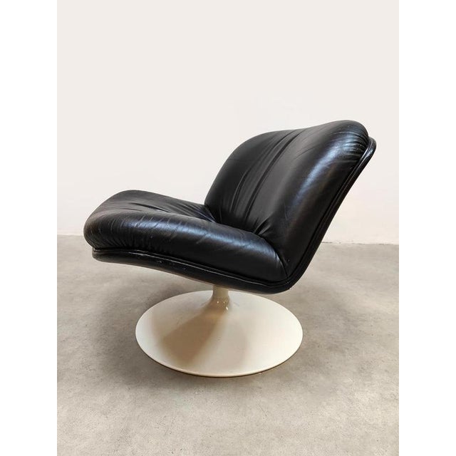 Vintage Model 504 Swivel Lounge Chairs by Geoffrey Harcourt for Artifort, 1960s, Set of 5 For Sale - Image 6 of 8