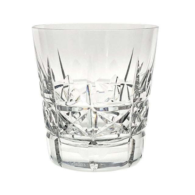 A matched set of four Waterford Crystal old fashioned whiskey tumblers in the discontinued Kylemore pattern, handcrafted...