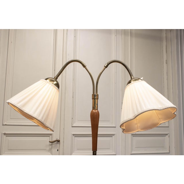 Swedish Floor Lamp from Nordiska Kompaniet, Sweden, 1940s For Sale - Image 6 of 10
