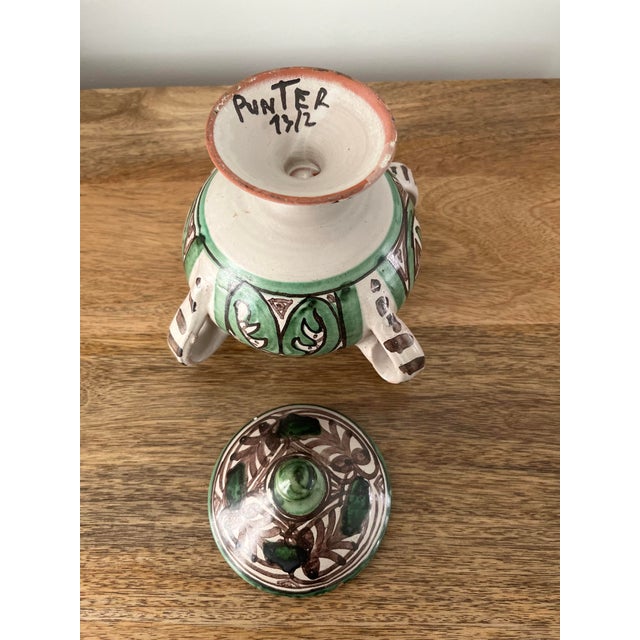 Ceramic 1960s Domingo Punter Lidded Vessel, Signed and Numbered-Spain For Sale - Image 7 of 9