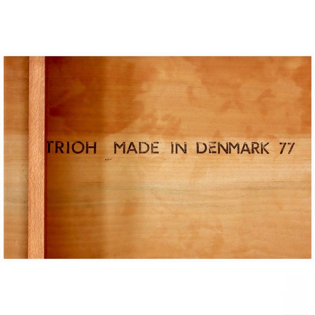 1970s Mid-Century Side Table in Teak with Floating Top from Trioh, Denmark, 1970s For Sale - Image 5 of 11