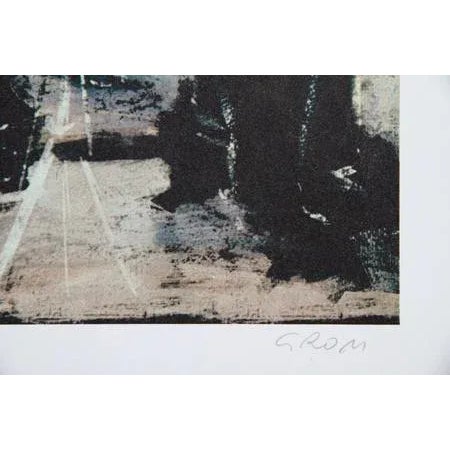 Artist: Bogdan Grom, Italian (1918 - ) Title: Sunday Concert Year: circa 1979 Medium: Lithograph, signed and numbered in...