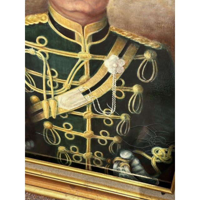 Unknown, Cavalry Officer, Oil, Framed For Sale - Image 3 of 15