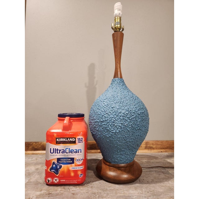 1958 Quartite Creative Corp. Atomic Popcorn Chalkware Table Lamp For Sale - Image 15 of 16