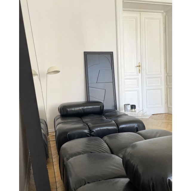 Likya Verto Wooden Wall Art in Silk Black by Likya Atelier For Sale - Image 4 of 9