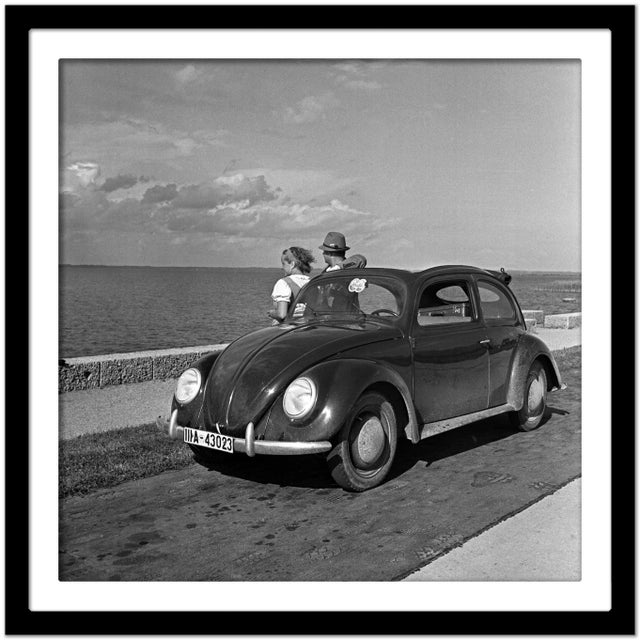 Traveling to the Seaside in the Volkswagen Beetle, Germany, 1937, Printed 2021 For Sale - Image 4 of 5