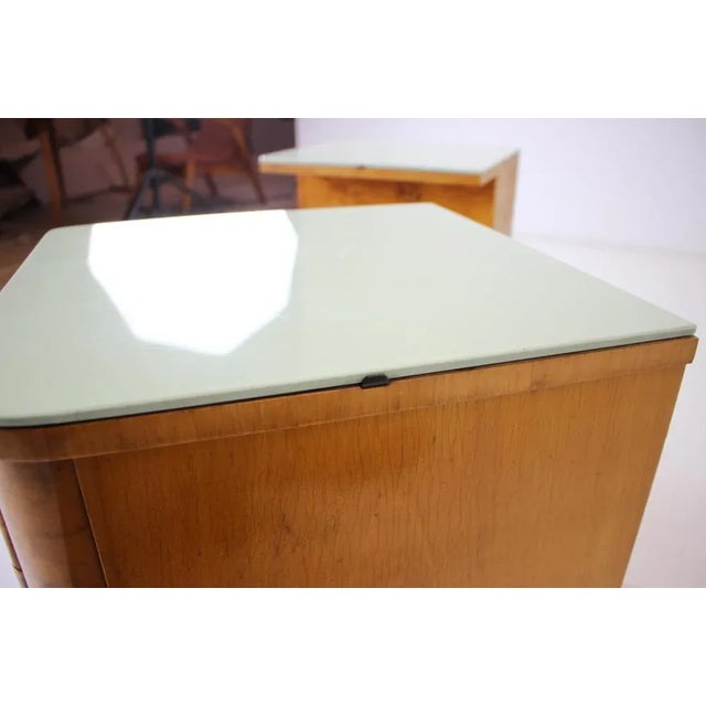 Bedside Tables by Jindřich Halabala for Up Závody, 1950s, Set of 2 For Sale - Image 11 of 18