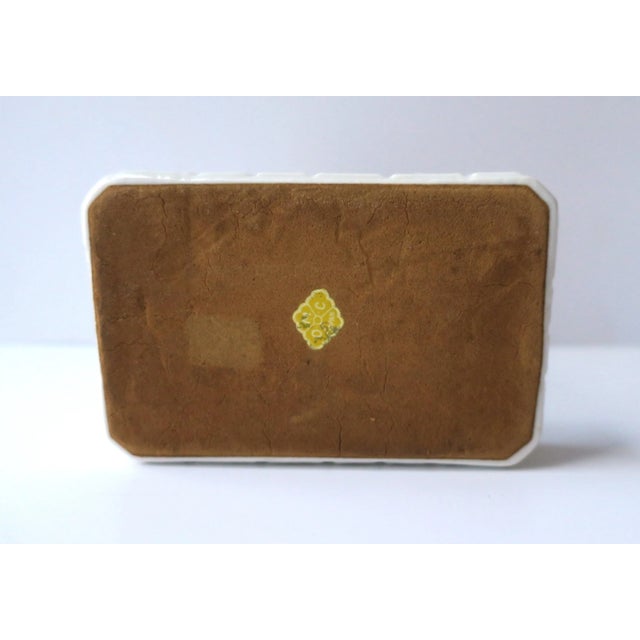 White White Porcelain Foo Dog Lion Decorative Object or Bookend From Japan For Sale - Image 8 of 8