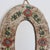 Ceramic Flower-Motif Wall Mirror by La Roue, 1960s For Sale - Image 4 of 7