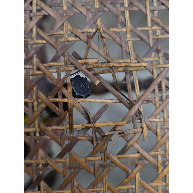 Antique Jacobean Renaissance Revival Carved Oak Cane Throne Chairs - Pair For Sale - Image 11 of 12