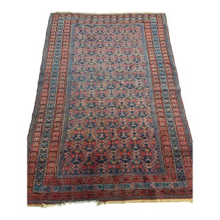 1940s Wonderful Bed of Tightly Packed Mini Trees or Shrubs Rug 4.5 x 6.6 For Sale
