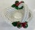 White Majolica Basket - Italian Ceramic White Woven Pottery Basket For Sale - Image 8 of 12