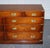 Vintage Yew Wood Military Campaign Sideboard Bank of Drawers with Brass Handles For Sale - Image 5 of 18