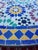 Moroccan Multicolor Beldia Tina Mosaic Table For Sale - Image 4 of 7