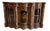 Antique Victorian Burr Walnut Marquetry Serpentine Credenza, 1850 For Sale