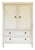 Julia Gray Hand-Painted Nursery Armoire/Wardrobe Cabinet, Attributed For Sale