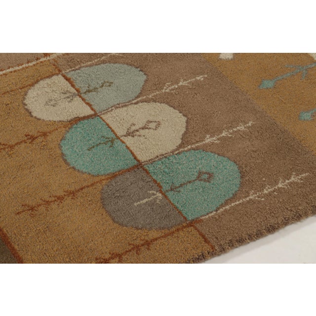 1970s Vintage Scandinavian Folk Art Flatweave With Linear Geometry - Rug & Kilim For Sale - Image 5 of 10